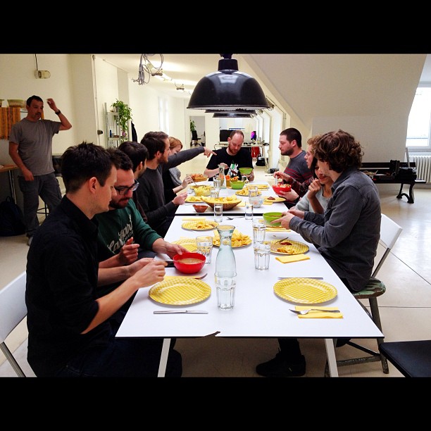 Google staff lunch