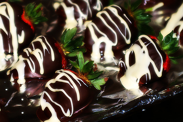chocolate-covered strawberries