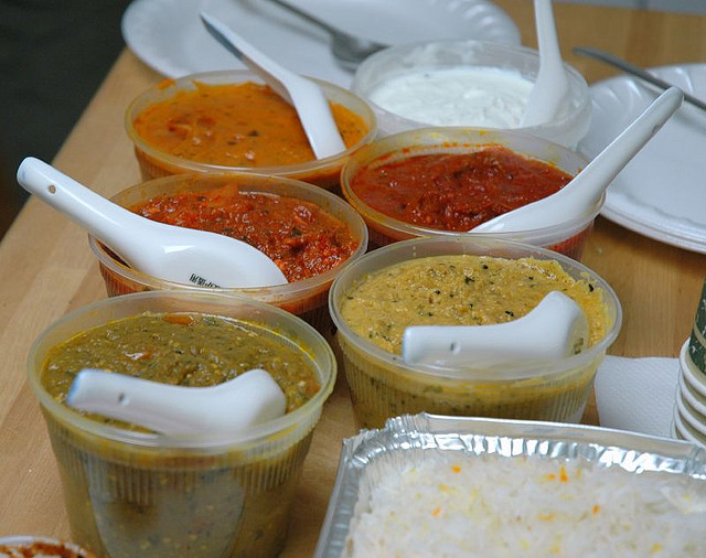 Indian food takeout