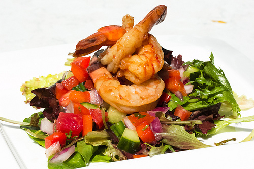 grilled shrimp salad