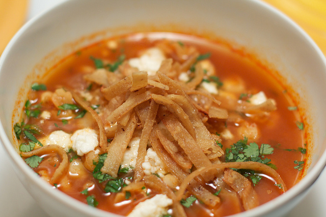 posole in a bowl