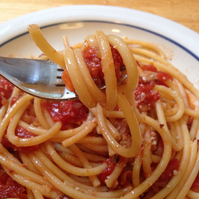 bucatini all'amatriciana