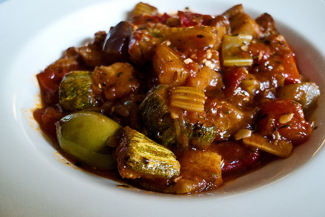 caponata sicilian specialty