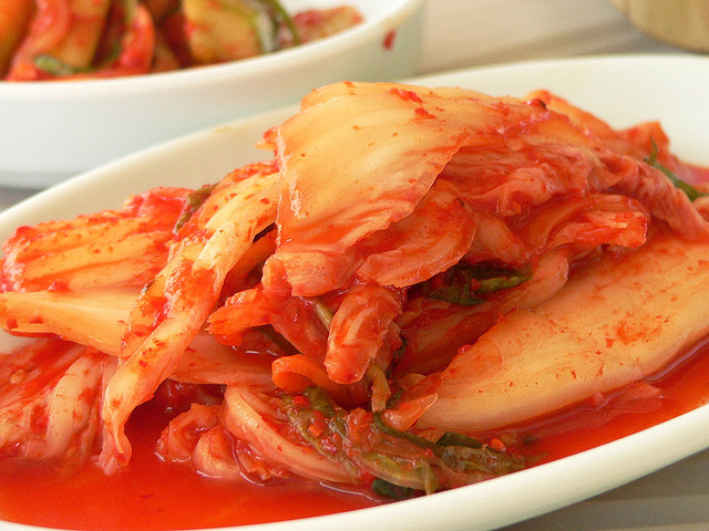 dish of kimchi