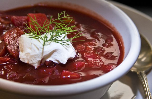 bowl of borscht