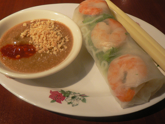 Vietnamese spring rolls