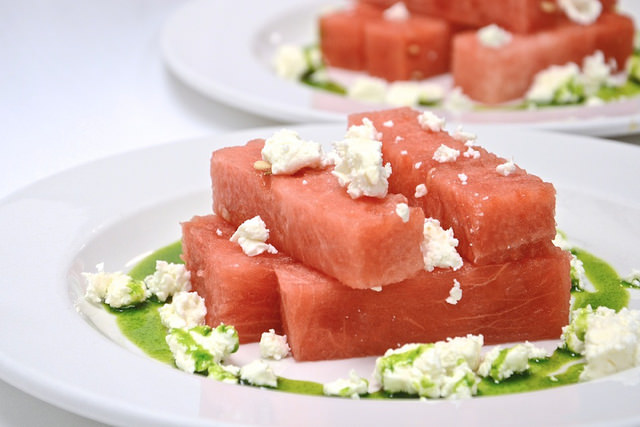 watermelon and feta salad