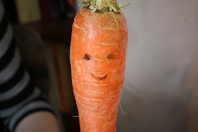 happy carrot with a smile company catering