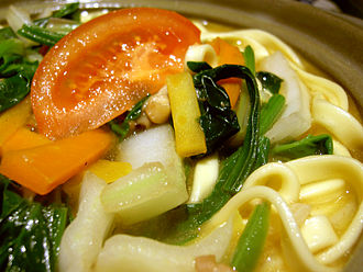 Thukpa, a noodle soup from Tibet.